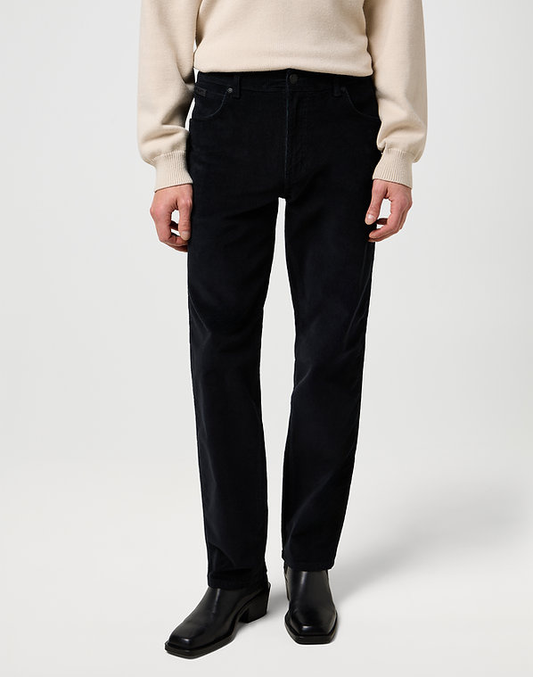 MESKIE SPODNIE WRANGLER TEXAS BLACK 112370852