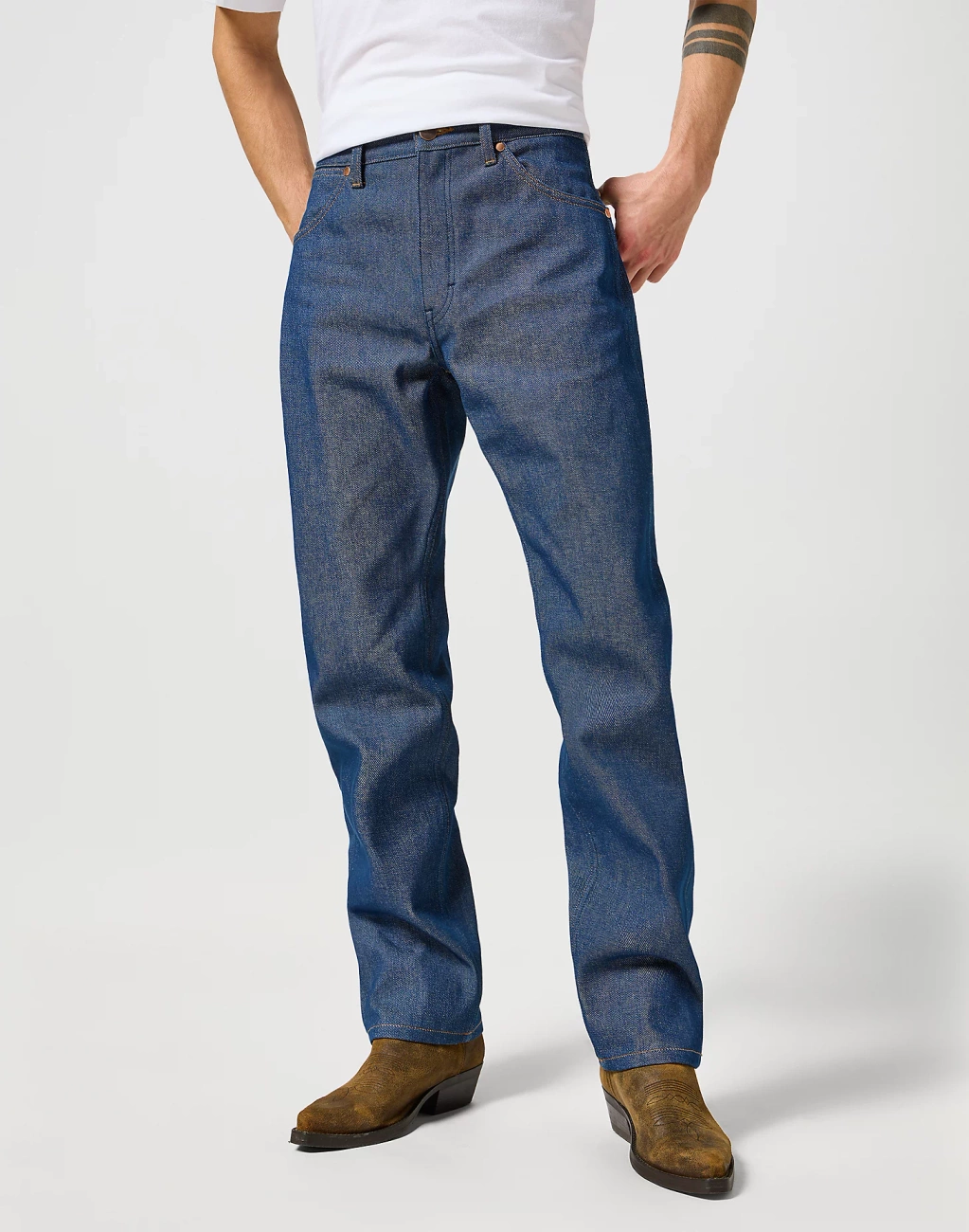 MESKIE SPODNIE WRANGLER 13MWZ COPPER 112358040