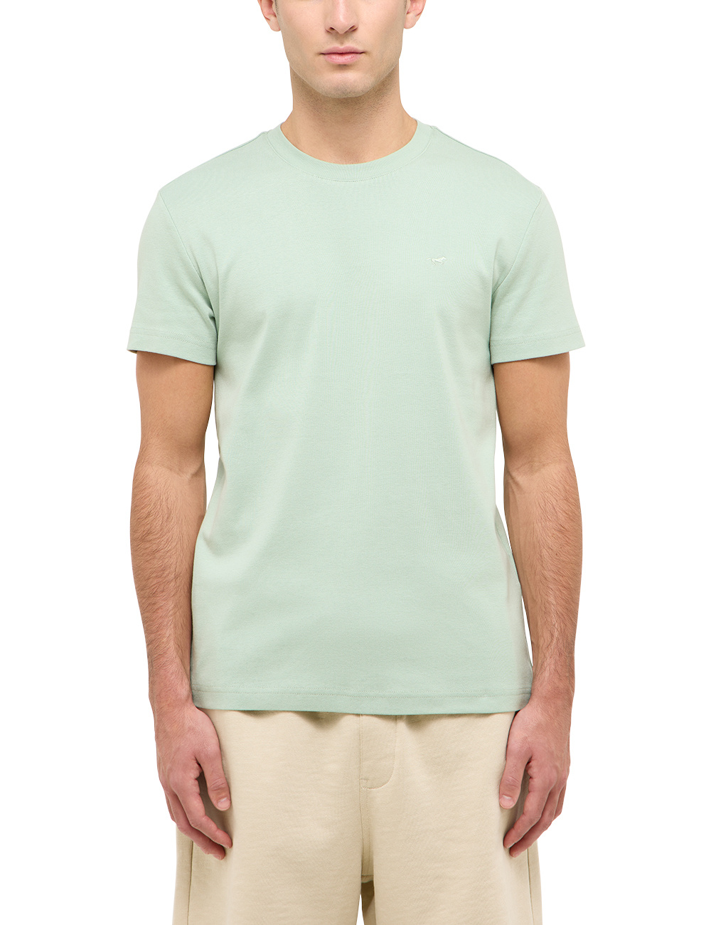 Męski T-Shirt Mustang Style Allen Frosty Green 1016486 6180