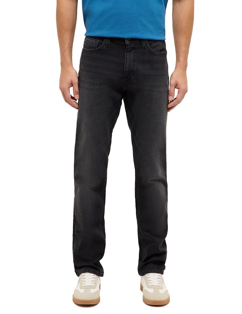 Męskie Spodnie Jeansowe Mustang Style Vegas Slim Denim Black 1017421 4000 803