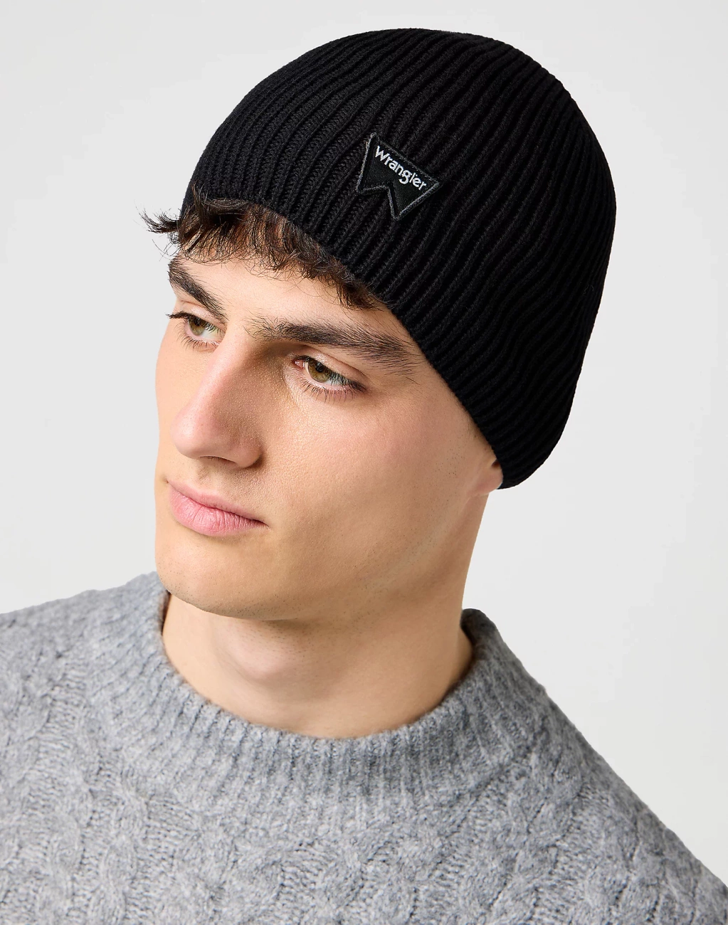 MESKA CZAPKA ZIMOWA WRANGLER EASY BEANIE BLACK 112372410