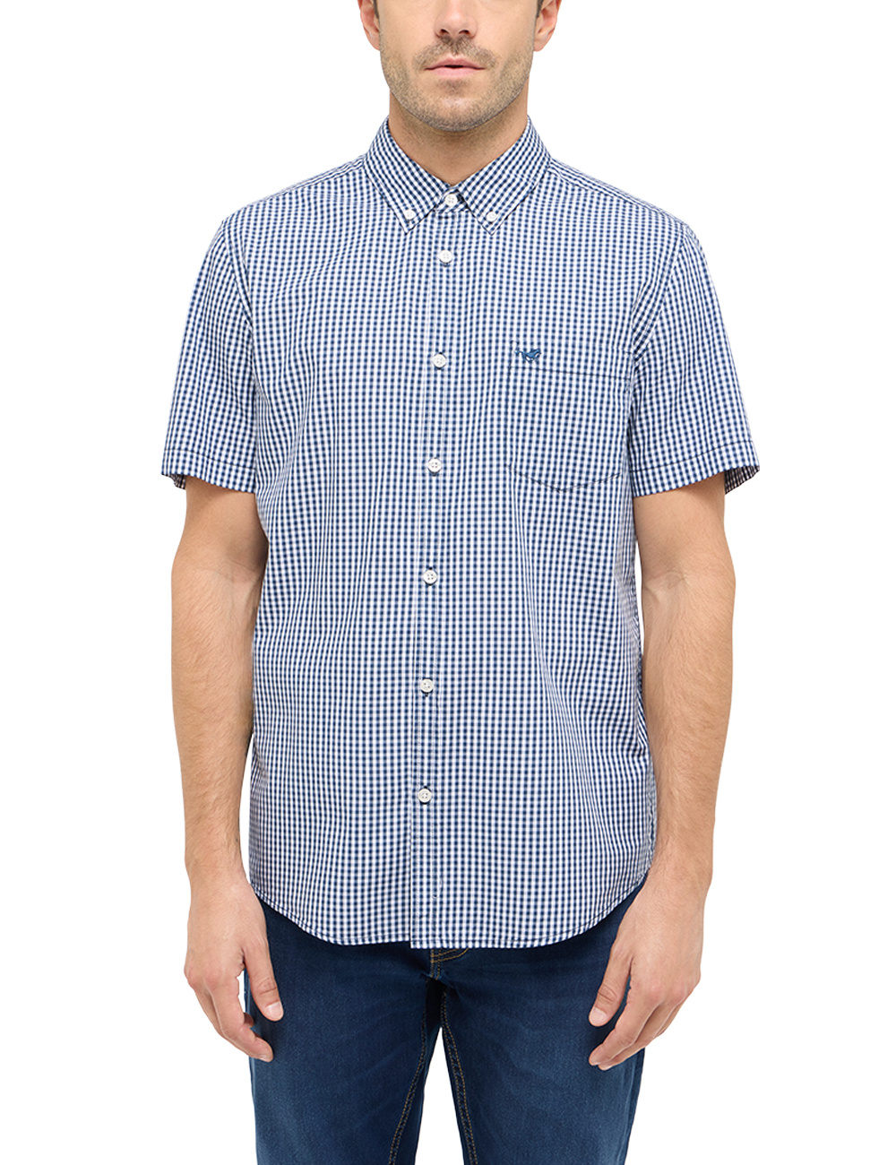 Męska Koszula Mustang Style Gilroy White Vichy Check 1016250 12706