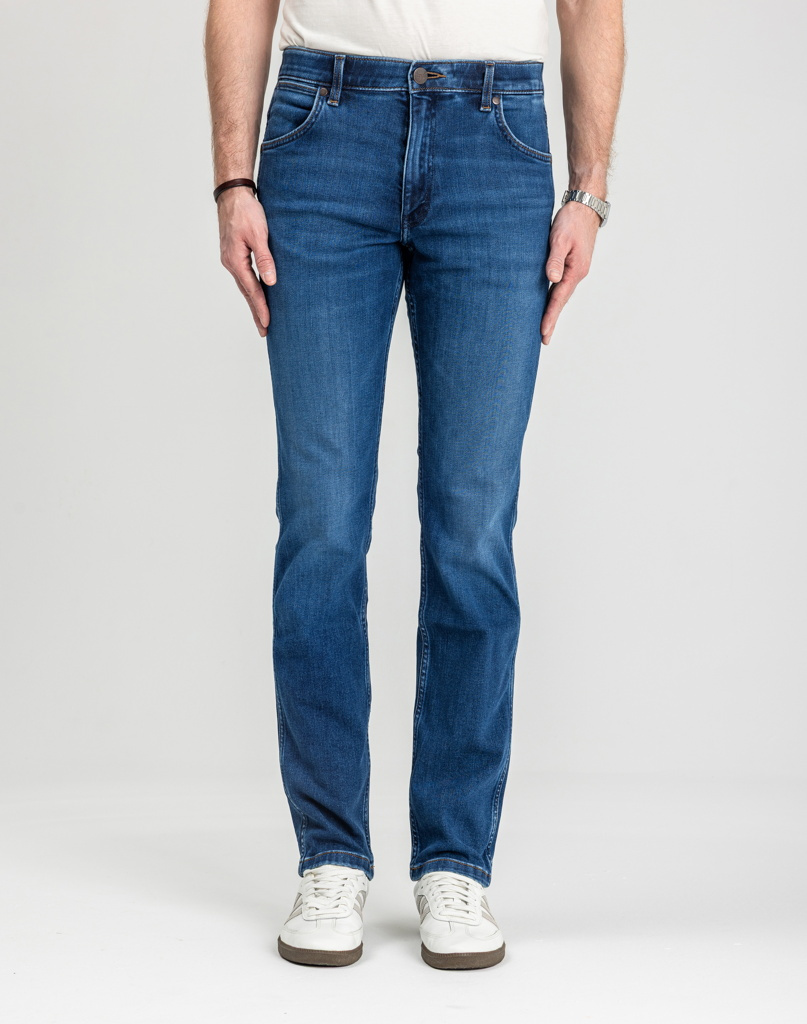 MESKIE SPODNIE WRANGLER GREENSBORO DANDELION SUMMER 112364419