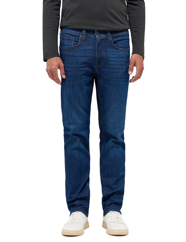 Męskie Spodnie Jeansowe Mustang Style Orlando Slim Denim Blue 1015860 5000 803
