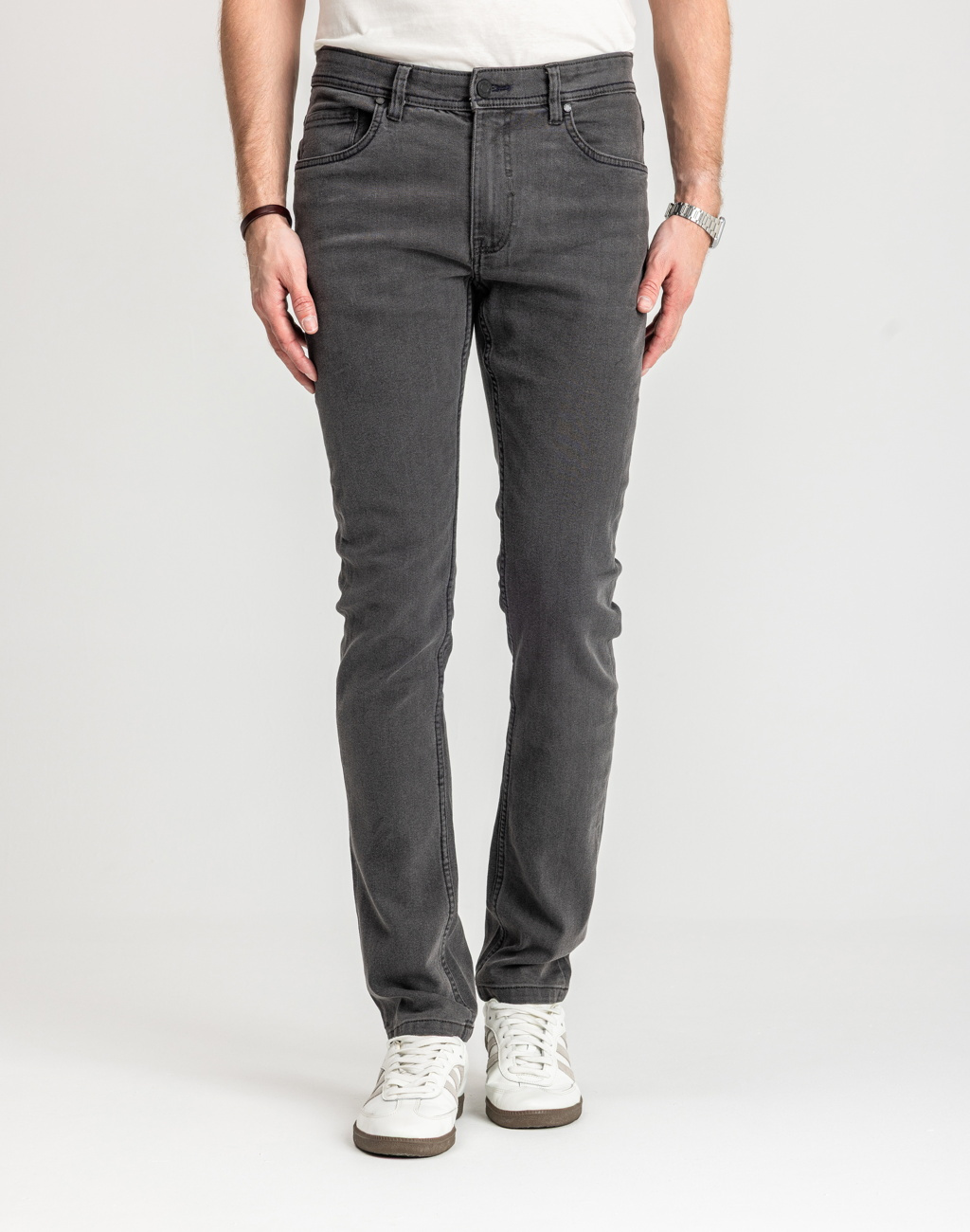 Męskie Spodnie Jeansowe Marcus Sebb 2215 Grey Miner 14-200302