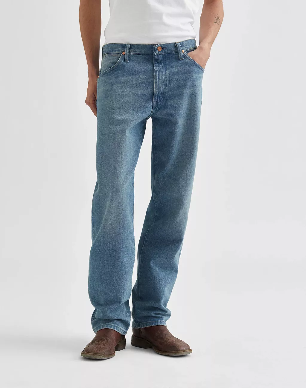 MESKIE SPODNIE WRANGLER 13MWZ IRON FORGE 112371512