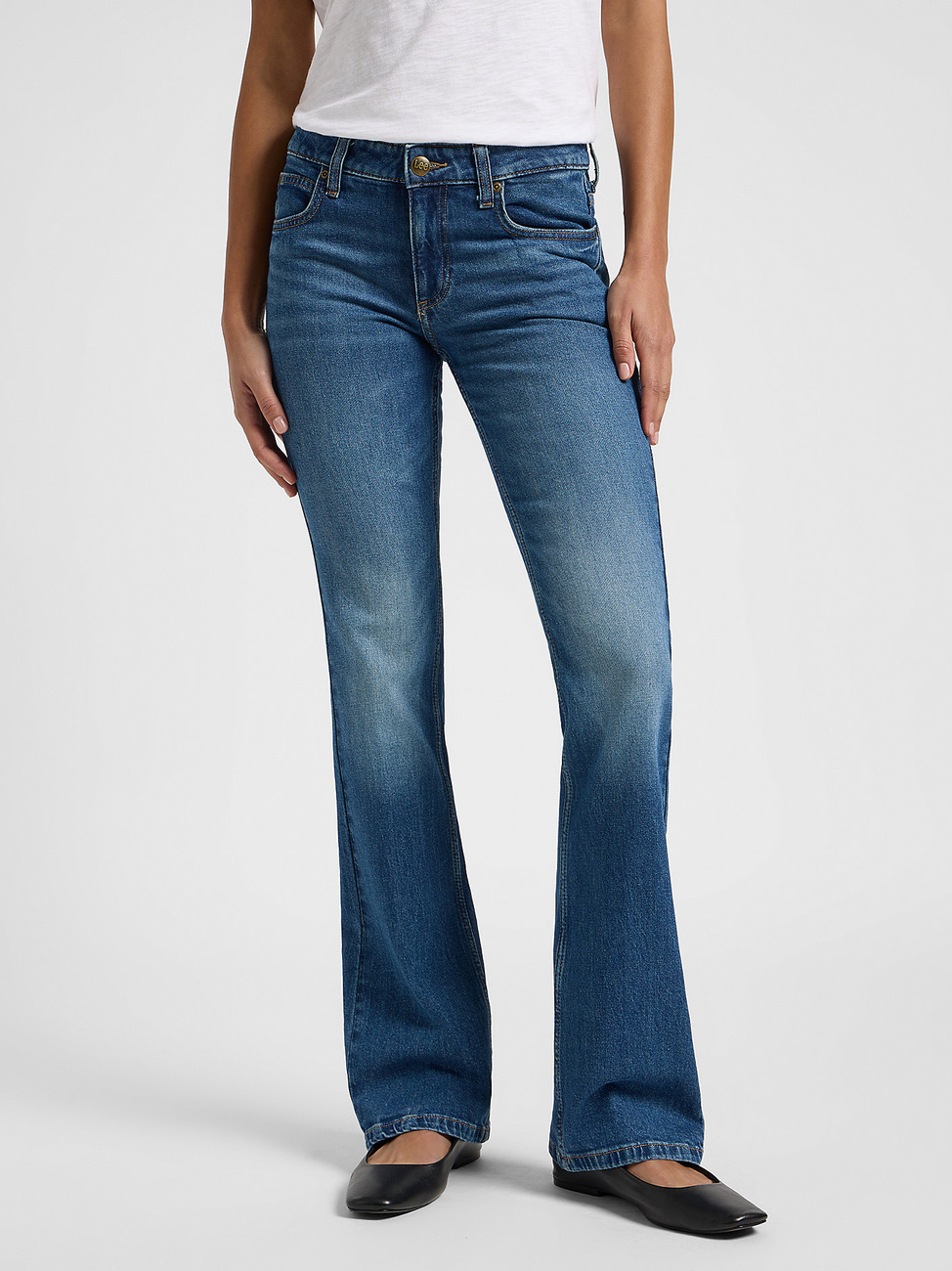 LEE DAMSKIE SPODNIE JEANSOWE LEE JESSICA HIGHER CLIMB 112367527