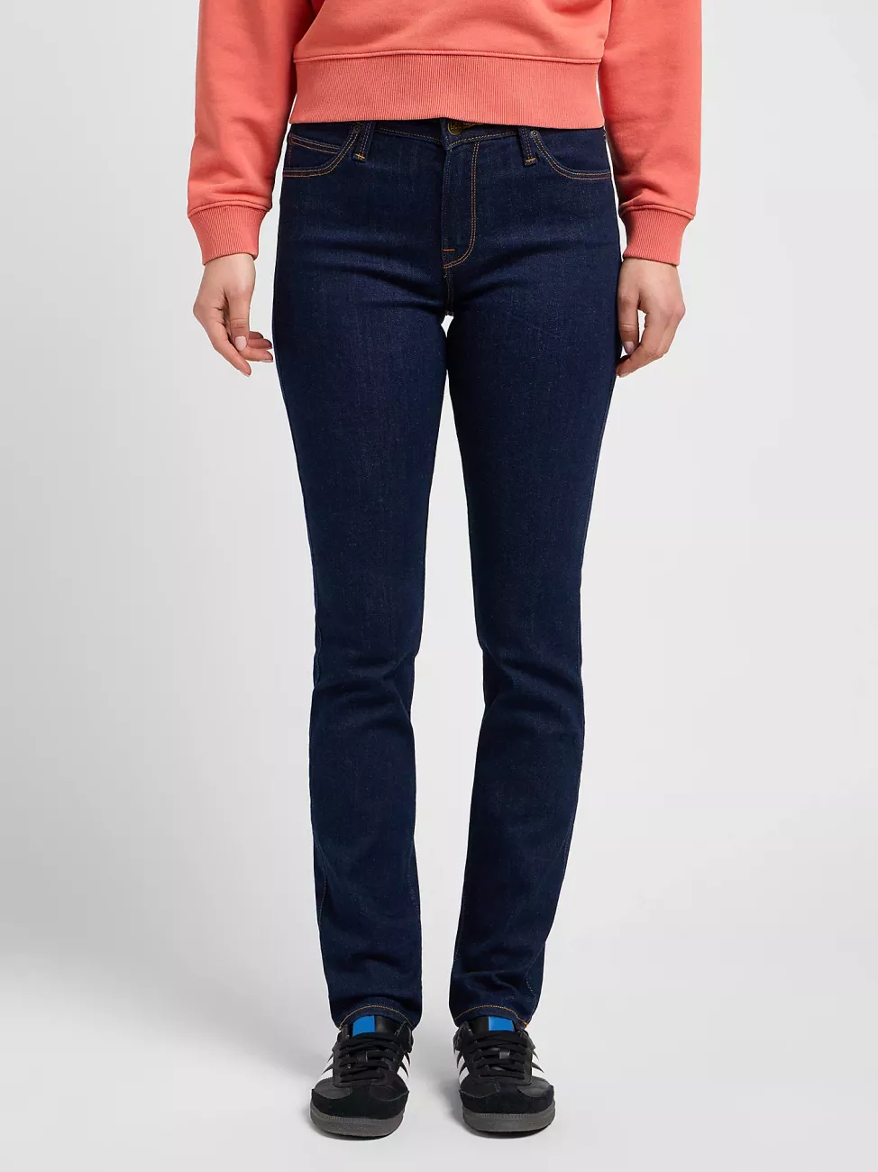 DAMSKIE SPODNIE JEANSOWE LEE ELLY SLIM STRAIGHT L305HA45 112106045