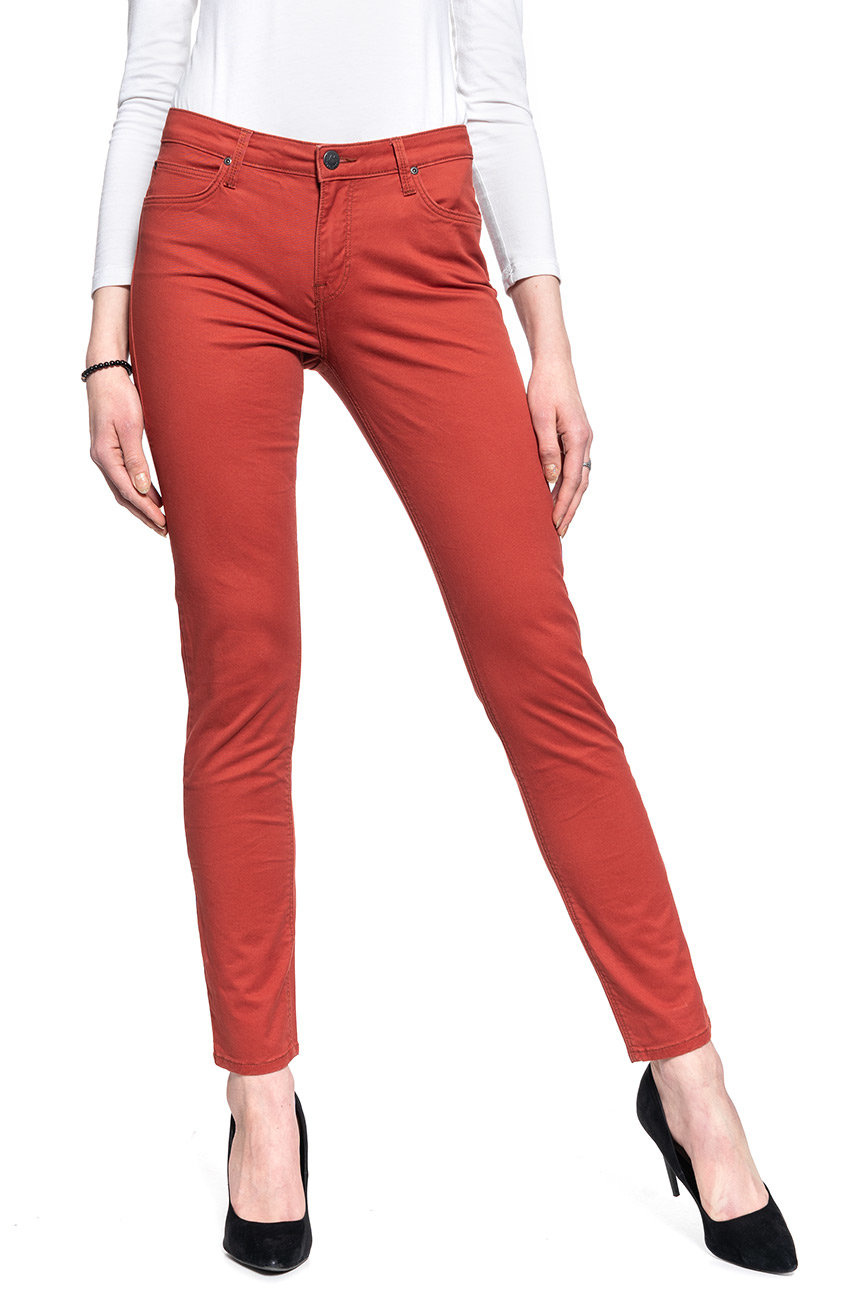 DAMSKIE SPODNIE MATERIAŁOWE LEE SLIM ELLY L305QX38 112106158