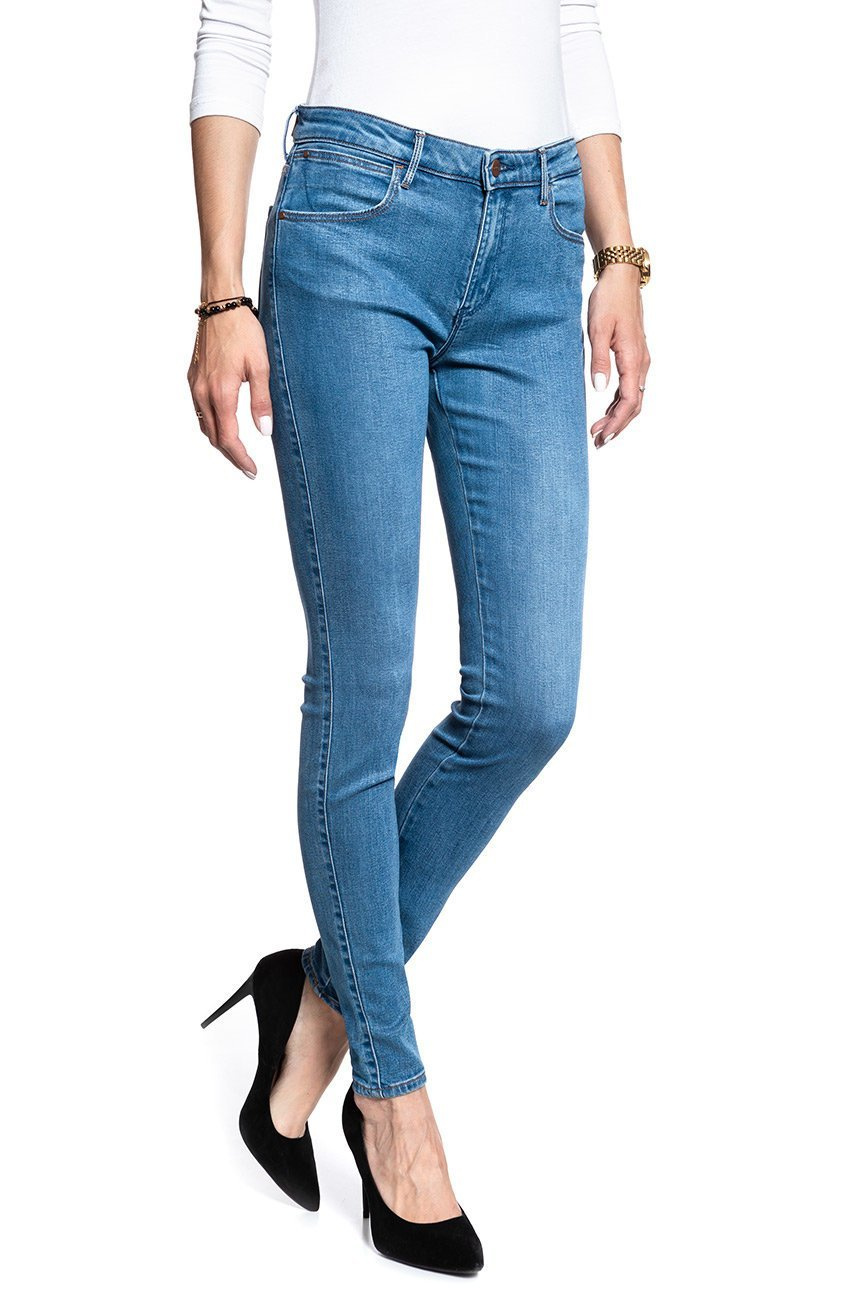 WRANGLER SKINNY DAMSKIE SPODNIE JEANSOWE SOFT WORN W28KJE12P 112128280