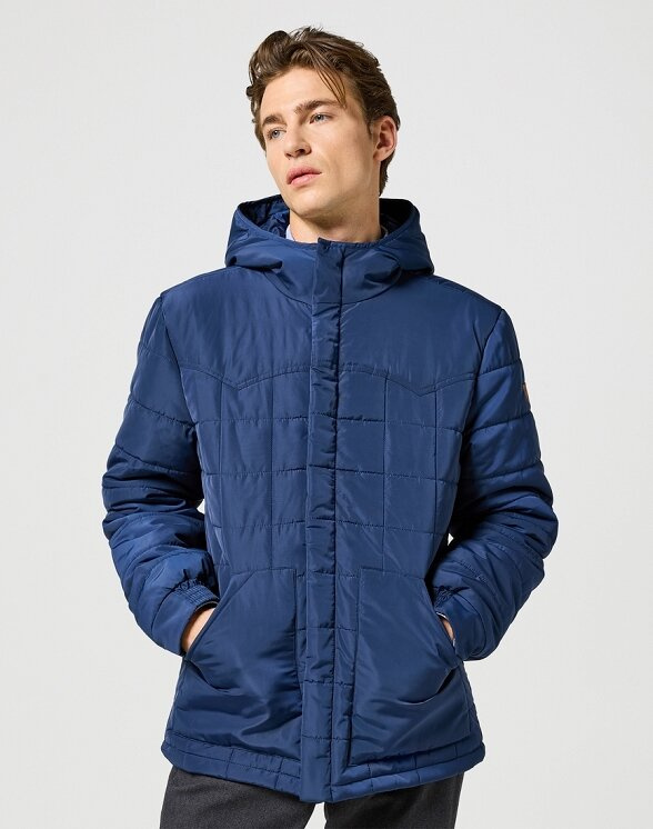 WRANGLER MESKA KURTKA TRANSITIONAL PUFFER NAVY 112357208 W4E2013678