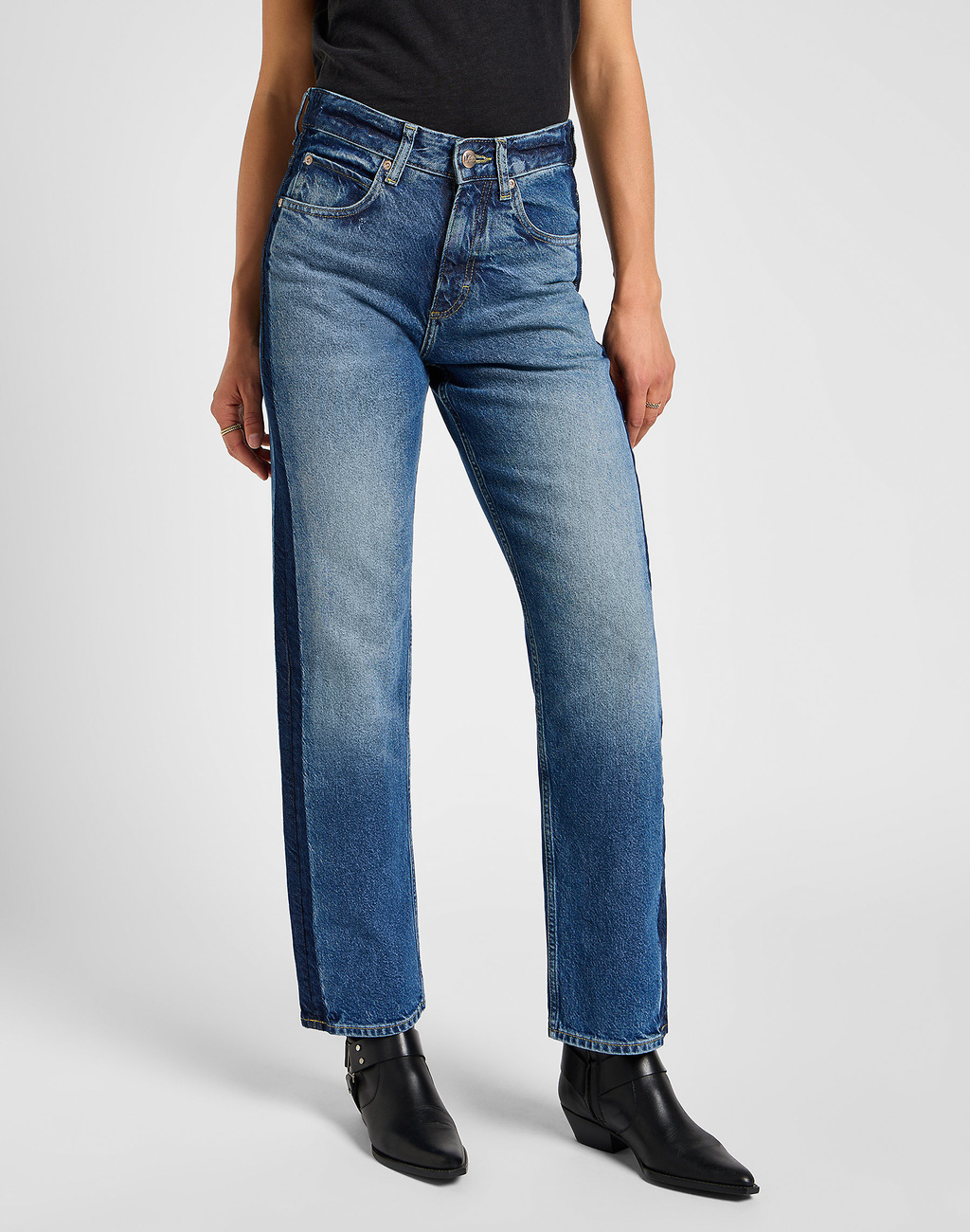 DAMSKIE SPODNIE LEE RIDER CLASSIC RISING ACTION 112355134