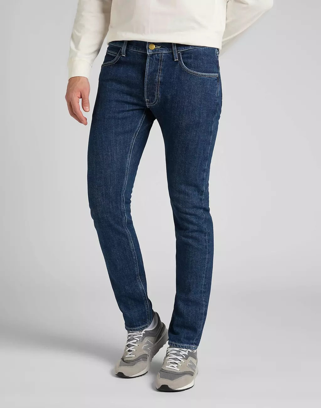 LEE LUKE BUTTON FLY MĘSKIE SPODNIE JEANSOWE STONE ESME L70SNIWF 112322027