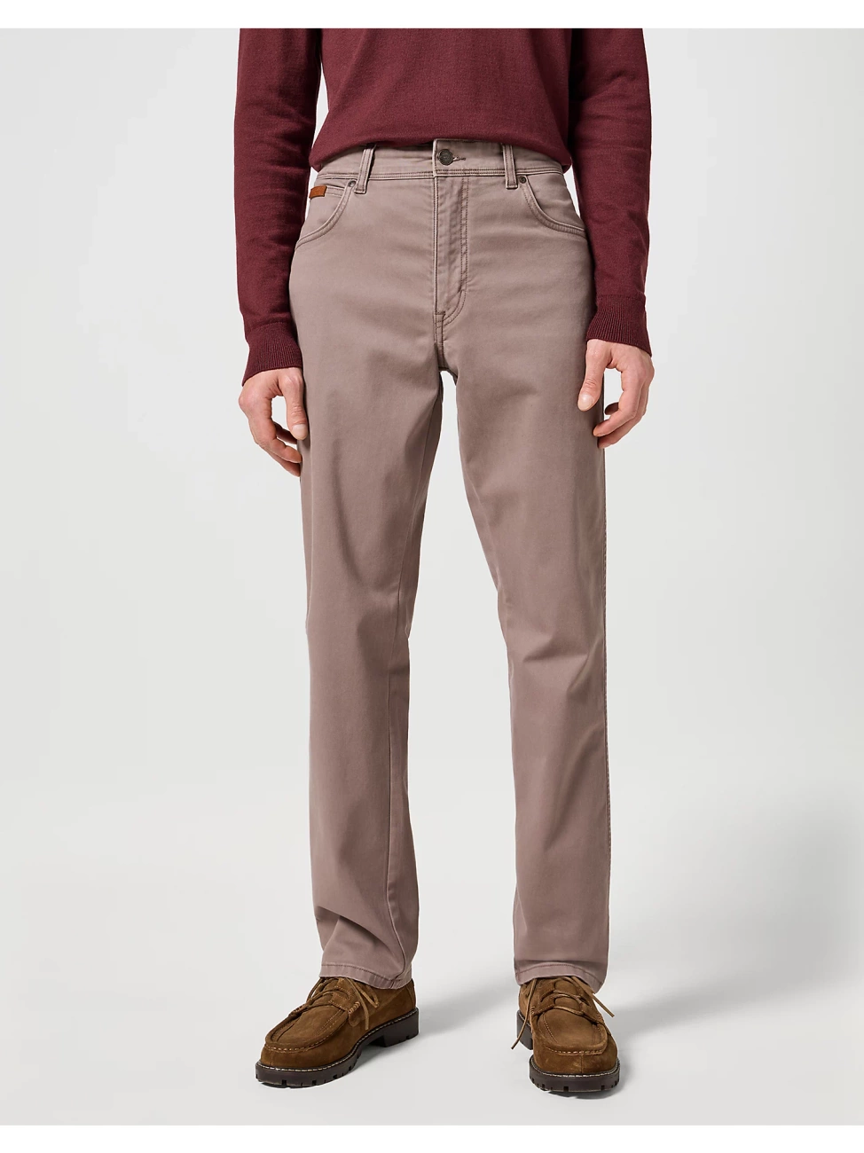 WRANGLER MĘSKIE SPODNIE MATERIAŁOWE TEXAS IRON 112356884 W121017431