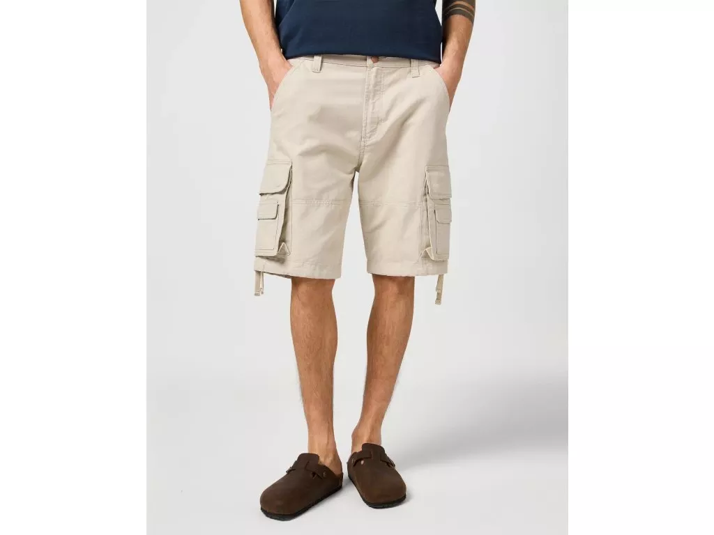 MESKIE SPODENKI WRANGLER CJ CARGO SHORTS PELICAN 112362551