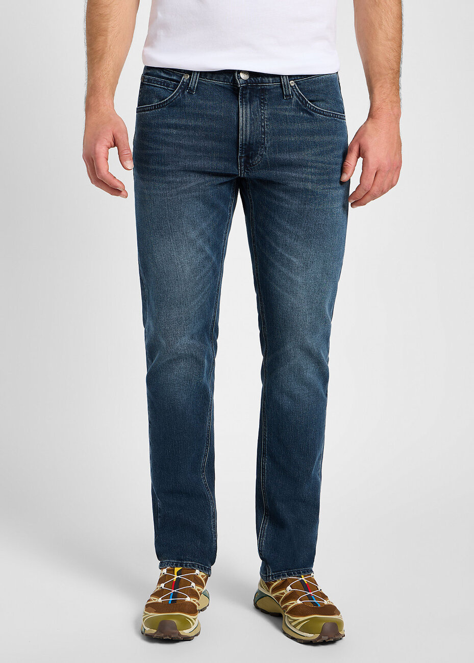 LEE DAREN ZIP FLY MĘSKIE SPODNIE JEANSOWE JEANSY DŻINSY HOLLAND BLUE 112355807 L707008586