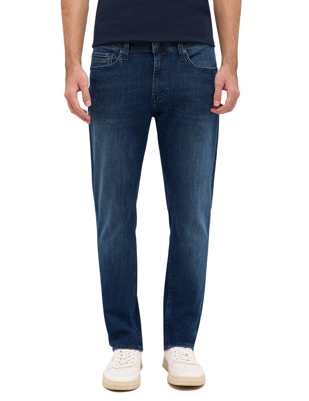 Męskie Spodnie Jeansowe Mustang Style Vegas Slim Denim Blue 1016309 5000 502