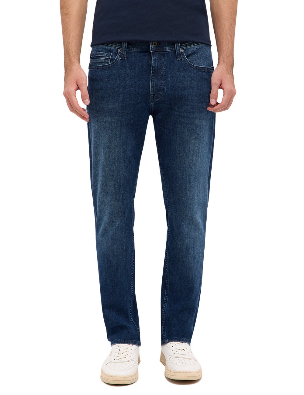 Męskie Spodnie Jeansowe Mustang Style Vegas Slim Denim Blue 1016309 5000 502