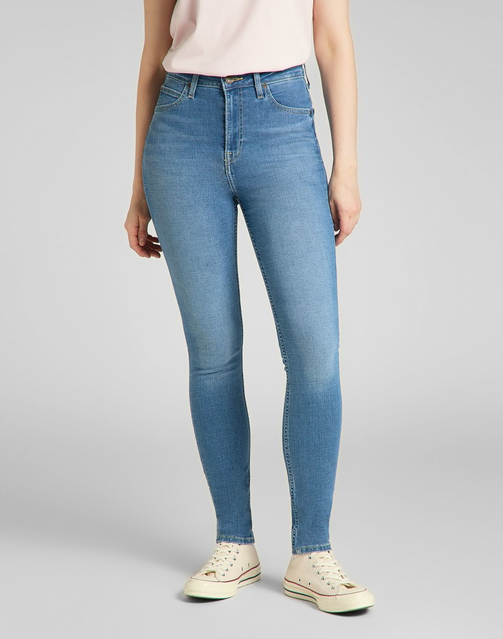 LEE IVY DAMSKIE SPODNIE JEANSOWE LIGHT DARYL L32EPQQP 112139918