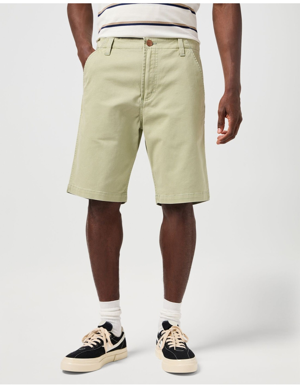 MESKIE SPODENKI WRANGLER CJ CHINO SHORTS TEA 112362921