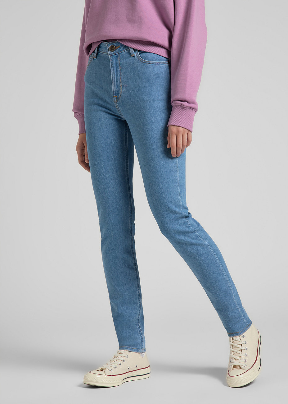 LEE SCARLETT HIGH DAMSKIE SPODNIE JEANSOWE LIGHT LITA L626OPVM 112145309