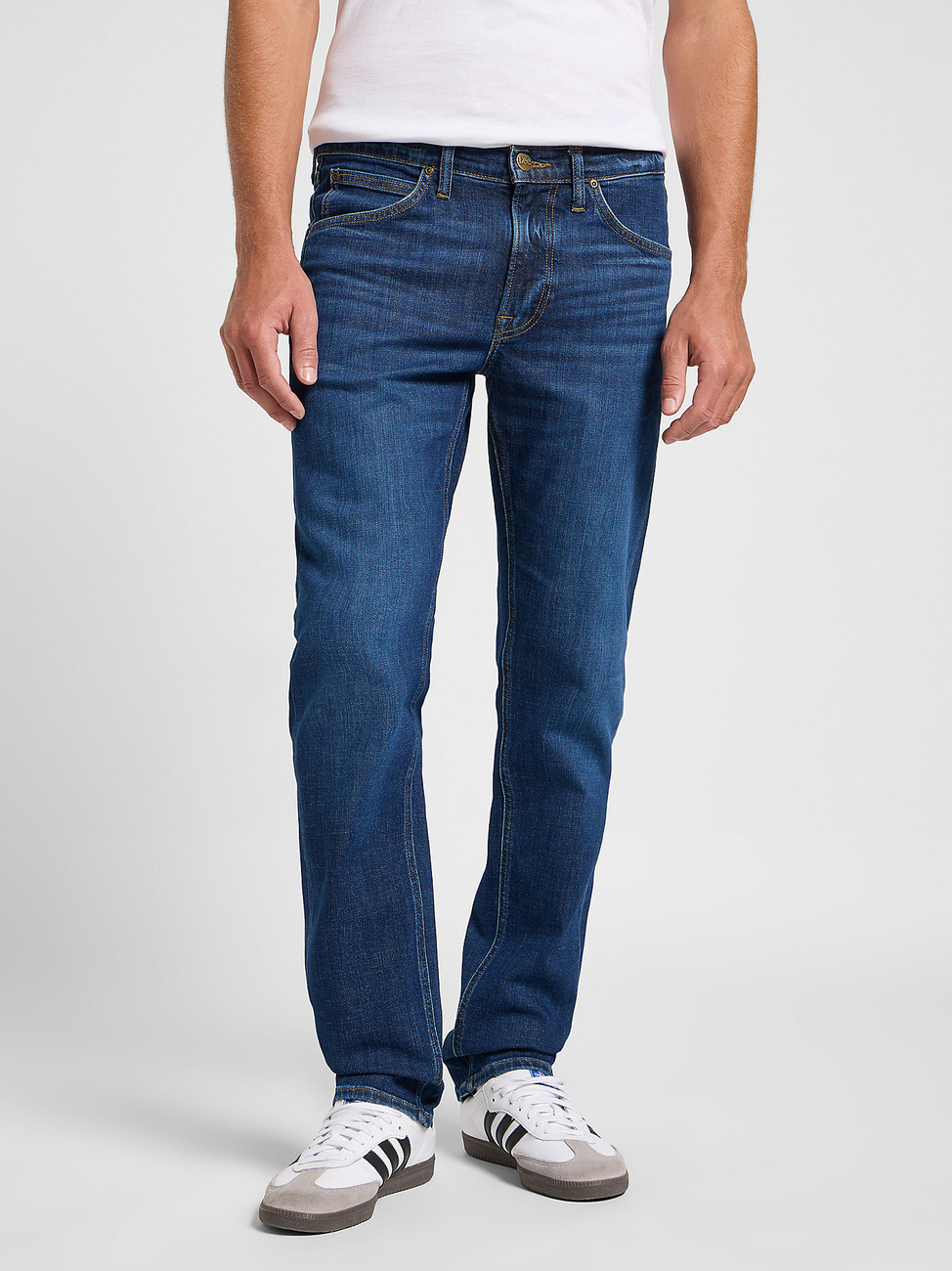 LEE MĘSKIE SPODNIE JEANSOWE LEE DAREN ZIP FLY STONEY 112363960