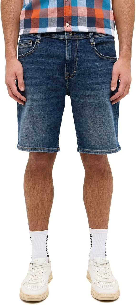 Męskie szorty Mustang Style Denver Shorts Denim Blue 1016454 5000 802