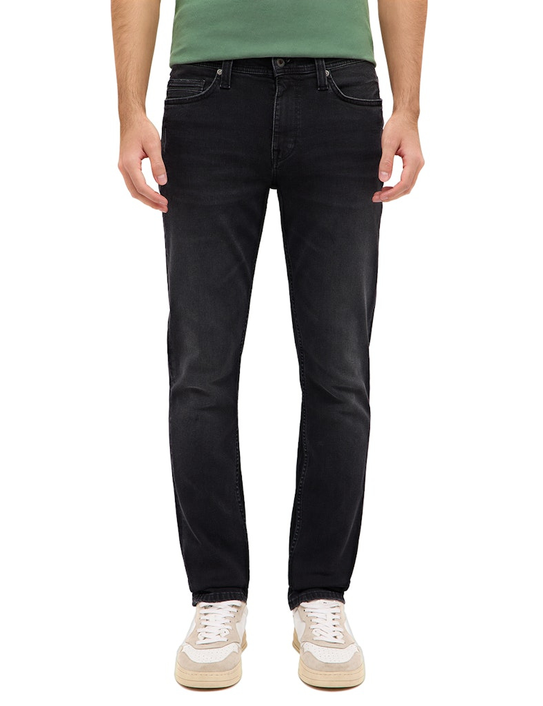 Męskie Spodnie jeansowe Mustang Style Vegas Slim Denim Black 1016312 4000 883