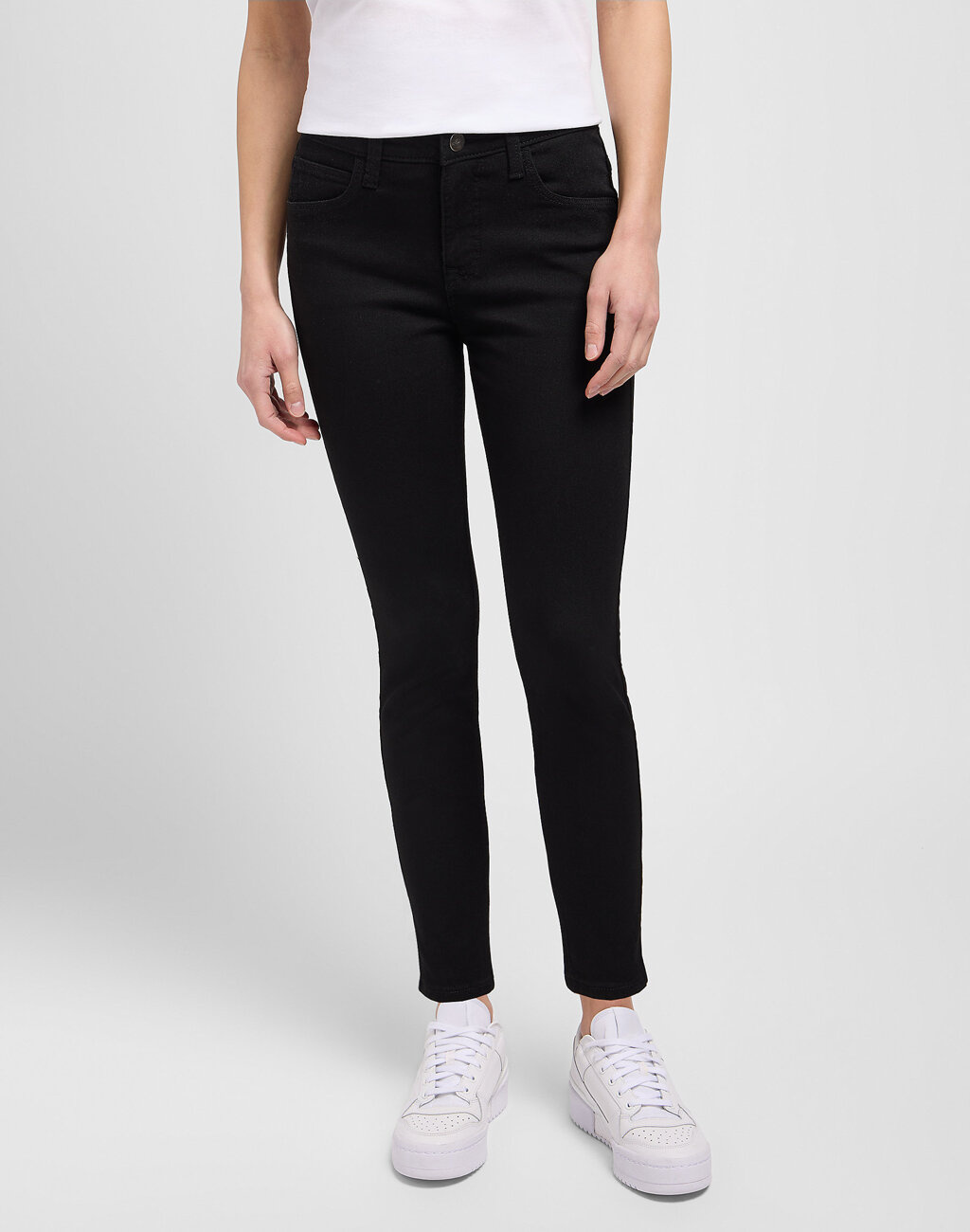 DAMSKIE SPODNIE LEE HIGH RISE SKINNY MOST BLACK 112346956 L34G007758