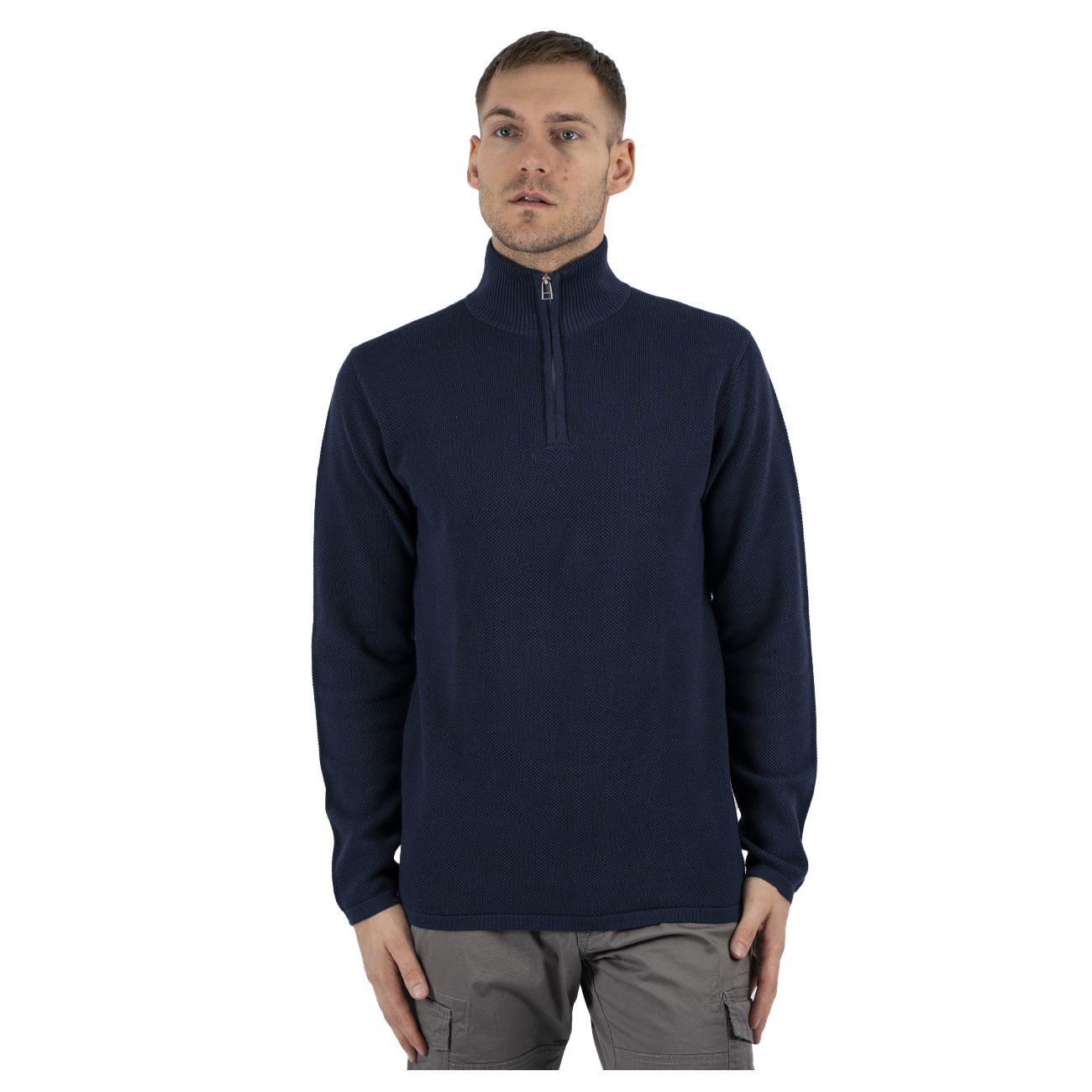 Marcus męski sweter STRIK Langdon Half Zip 21-200161 7577