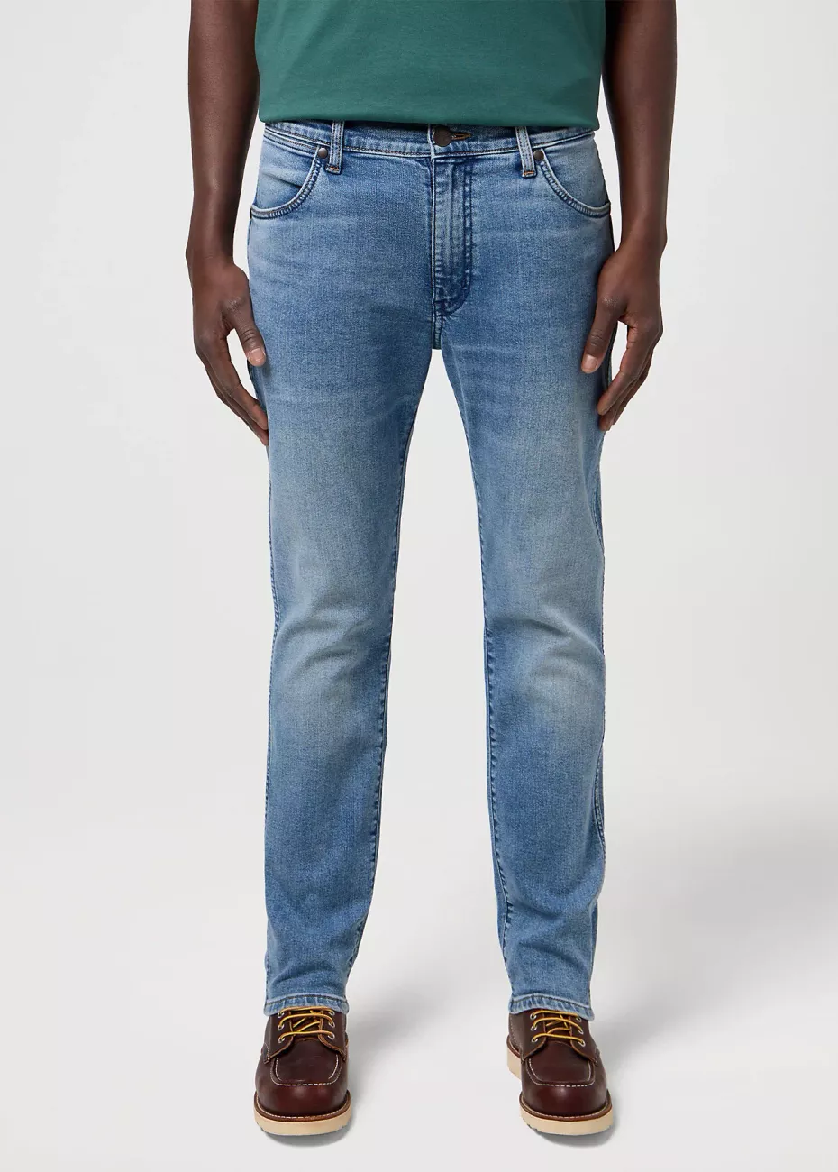 MESKIE SPODNIE WRANGLER LARSTON INDIGO VALLEY 112371026