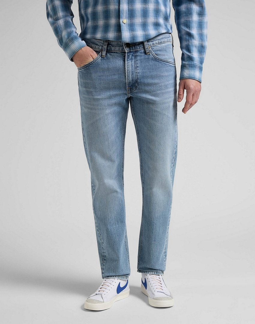 LEE DAREN ZIP FLY MĘSKIE SPODNIE JEANSOWE LT USED MARVIN L707KNMB 112145462