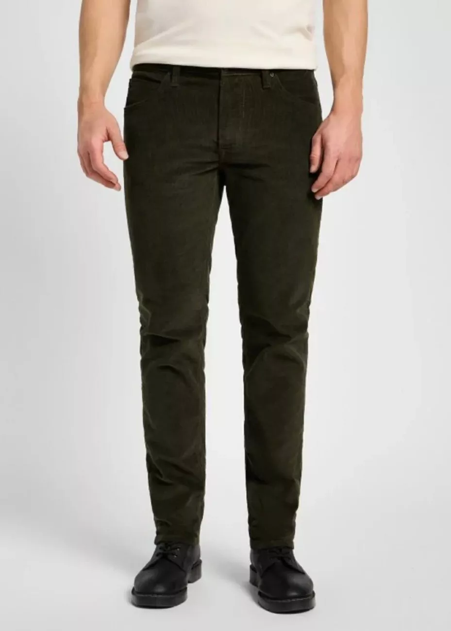 LEE MĘSKIE SPODNIE SZTRUKSOWE LEE DAREN ZIP FLY BLACK 112365814