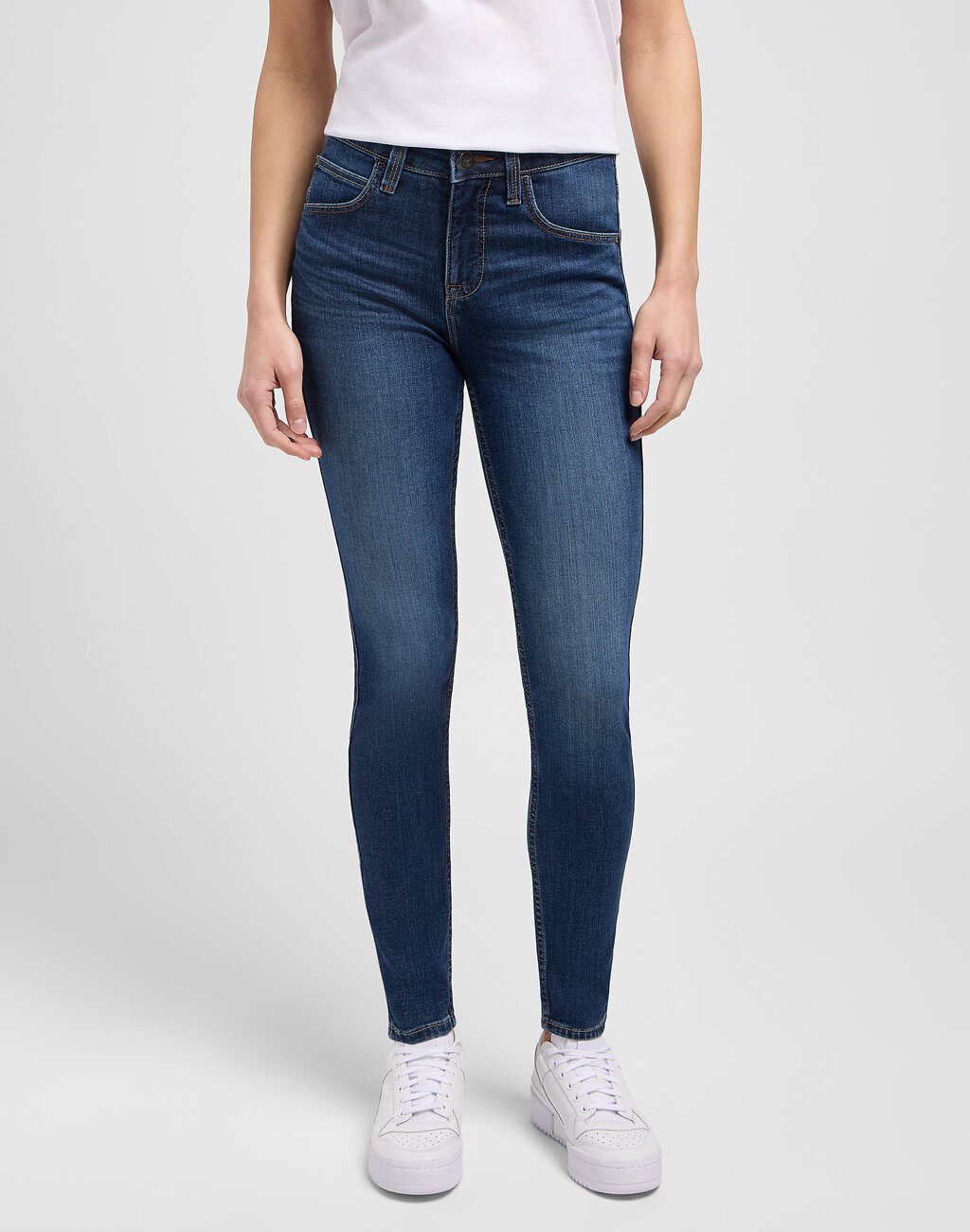 DAMSKIE SPODNIE LEE HIGH RISE SKINNY FIRST DATE 112346955 L34G016005