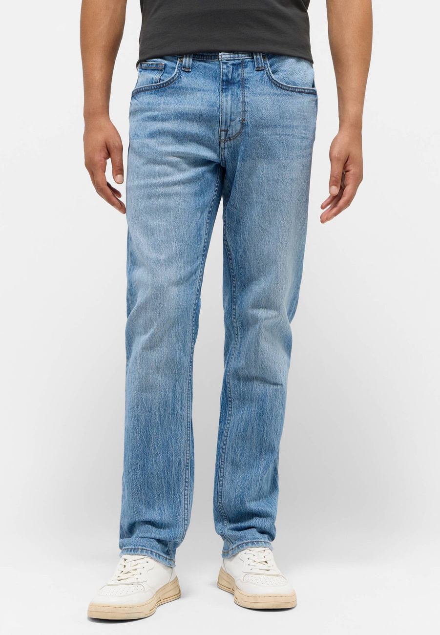 Męskie Spodnie jeansowe Mustang Style Orlando Slim Denim Blue 1015860 5000 303