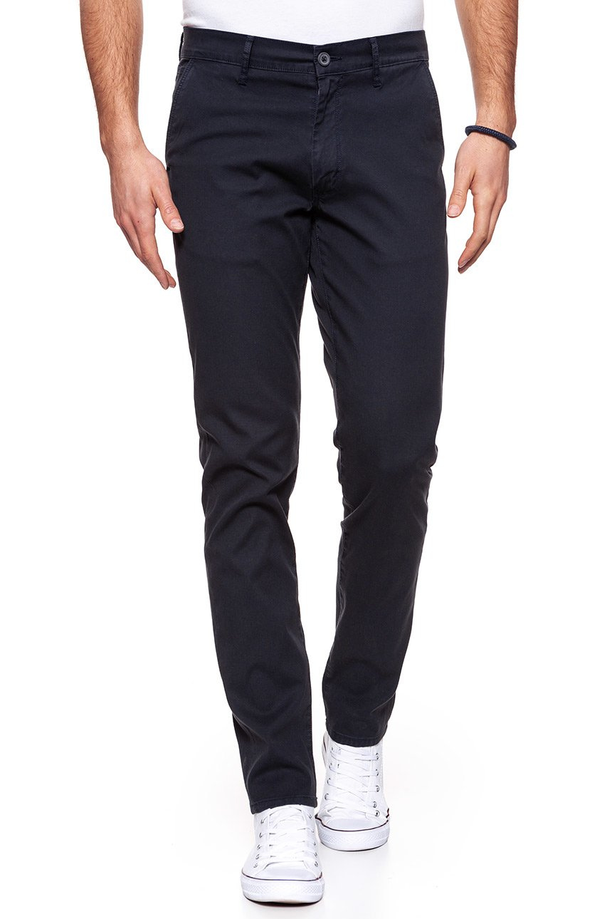 WRANGLER SPODNIE MĘSKIE CHINO NAVY WASHED W16LHE49I 112127311