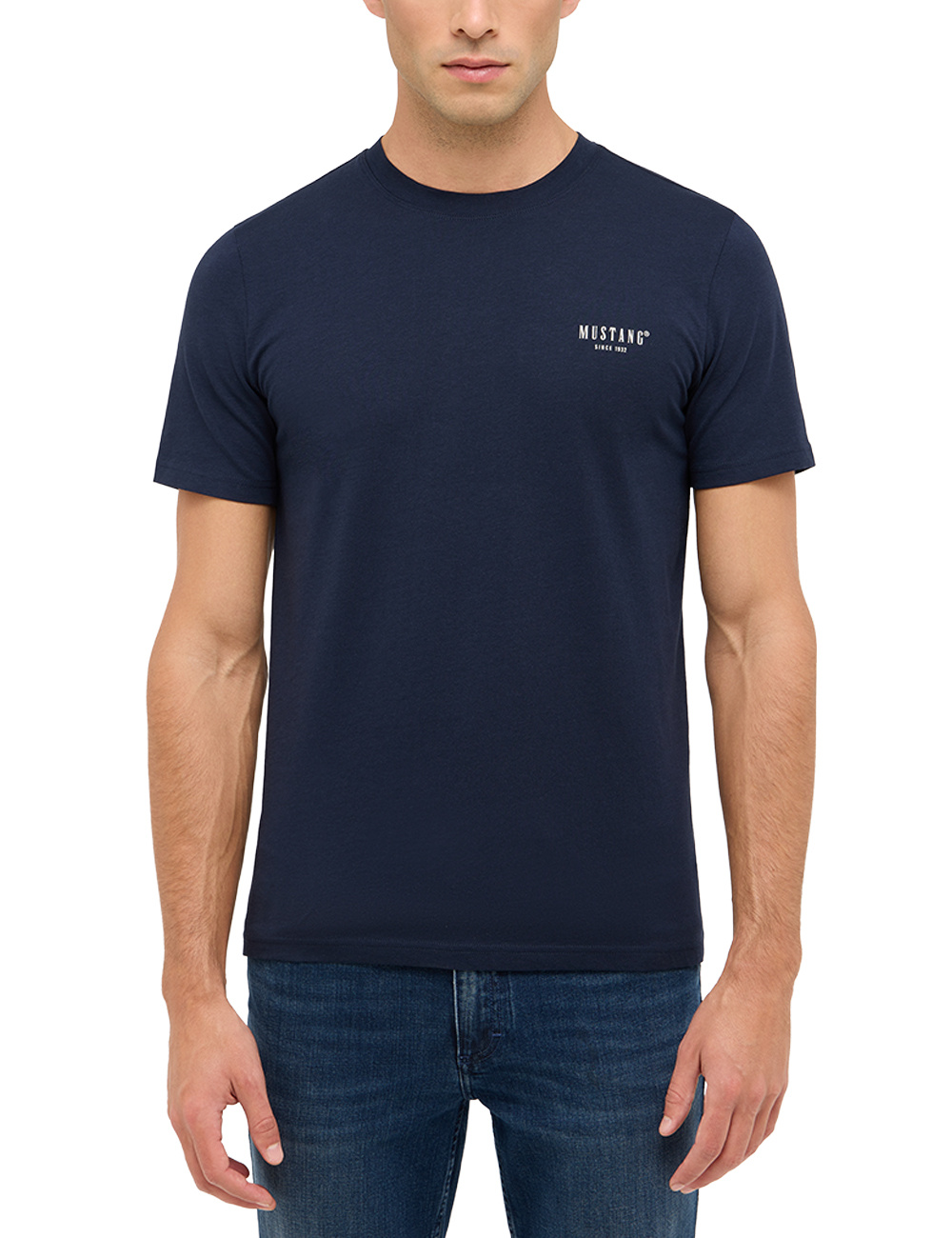 Męski T-Shirt Mustang Style Austin Dark Sapphire 1017134 4136