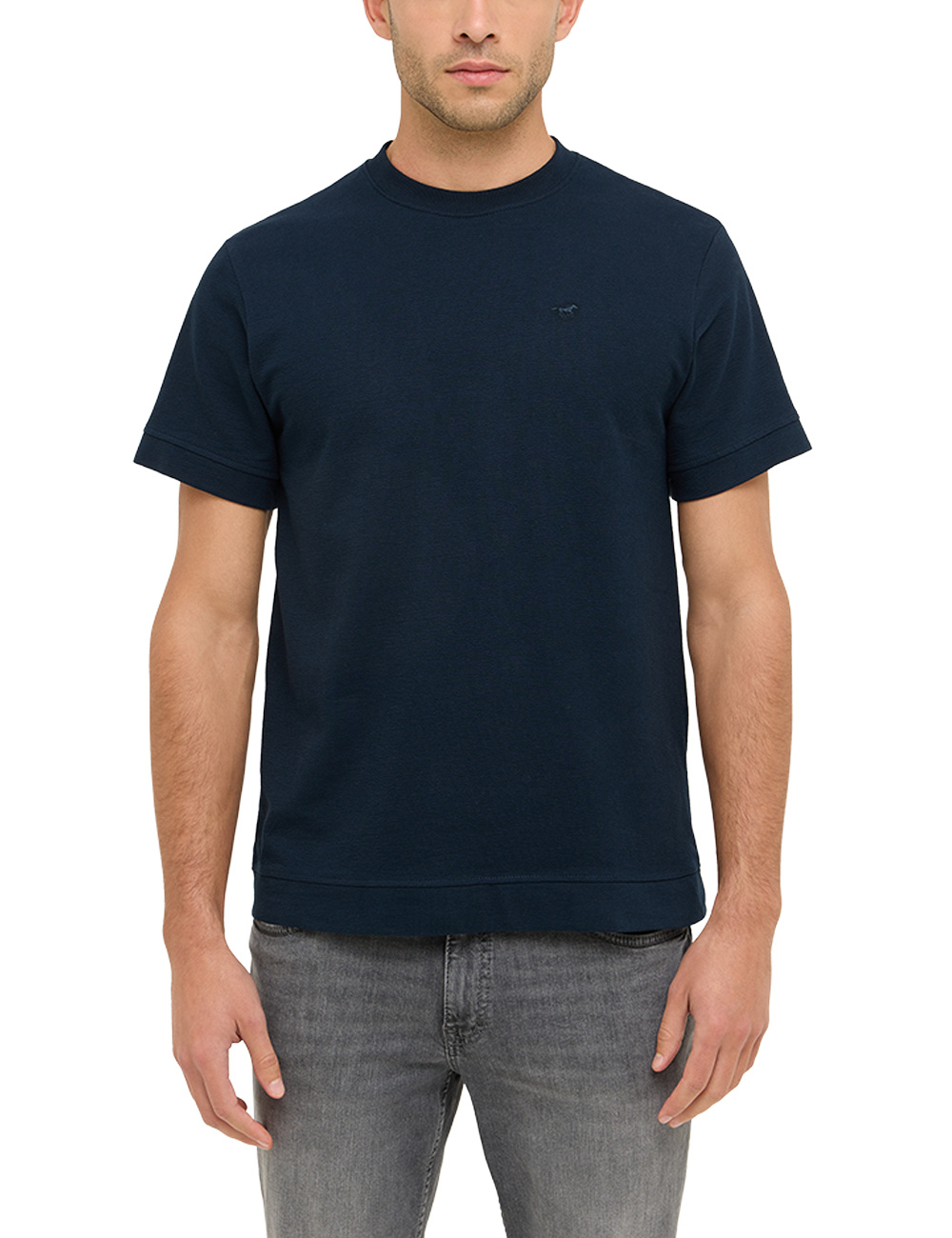 Męski T-Shirt Mustang Style Allentown Dark Sapphire 1016271 4136