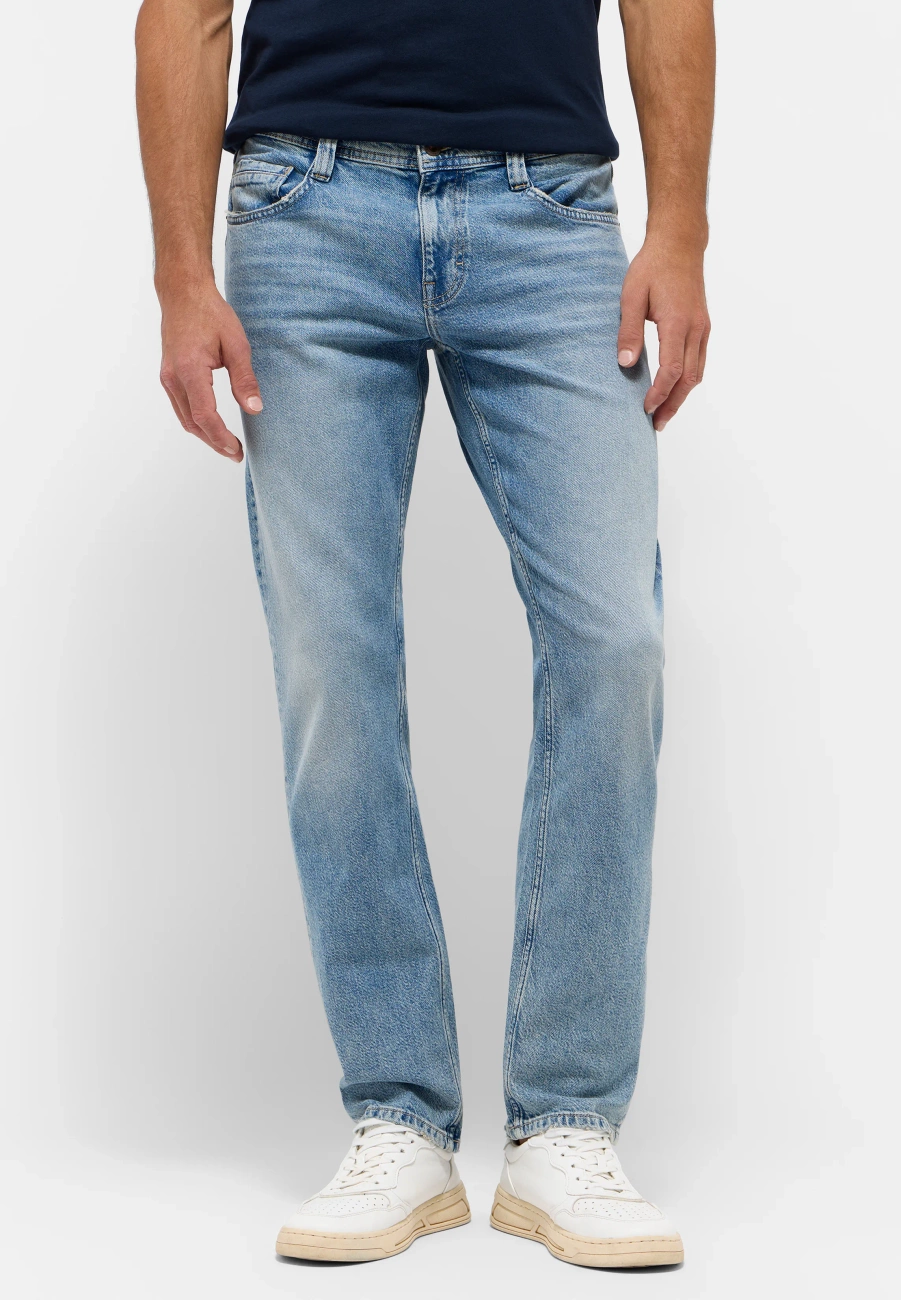 Męskie Spodnie Jeansowe MUSTANG Denver Straight Denim Blue 1015887 5000 333