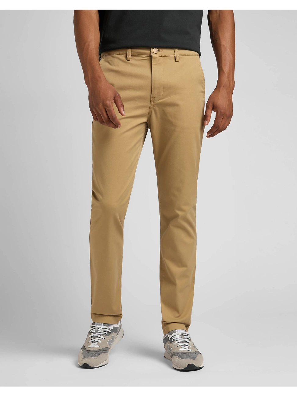 LEE MĘSKIE SPODNIE MATERIAŁOWE LEE SLIM CHINO CLAY L71LTY60 112324935