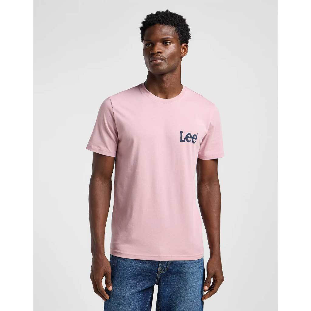 MESKA KOSZULKA LEE MEDIUM WOBBLY LEE TEE SOFT MAUVE 112364536