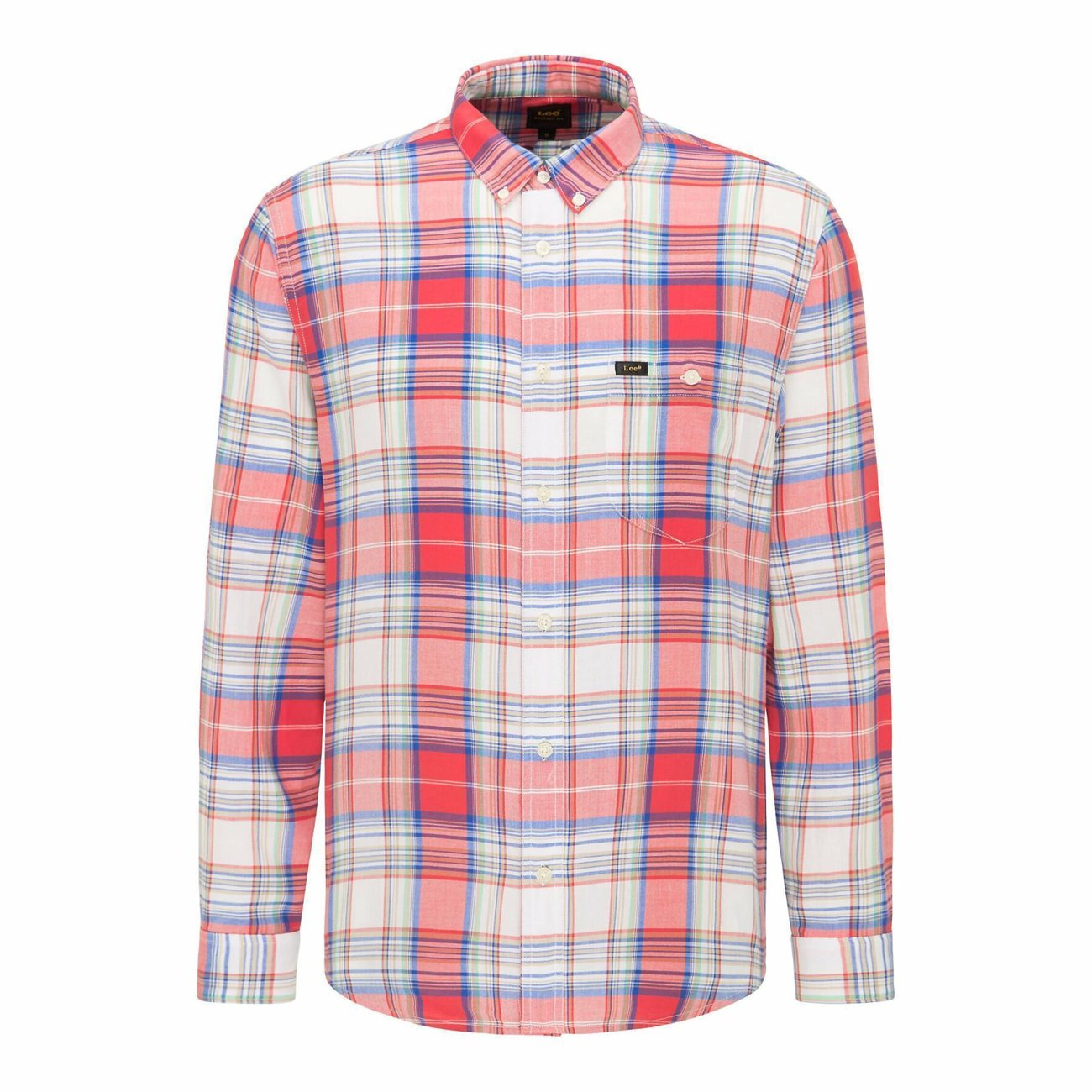 LEE RIVETED SHIRT MĘSKA KOSZULA MATERIAŁOWA AURORA RED L66IKNNV 112116429