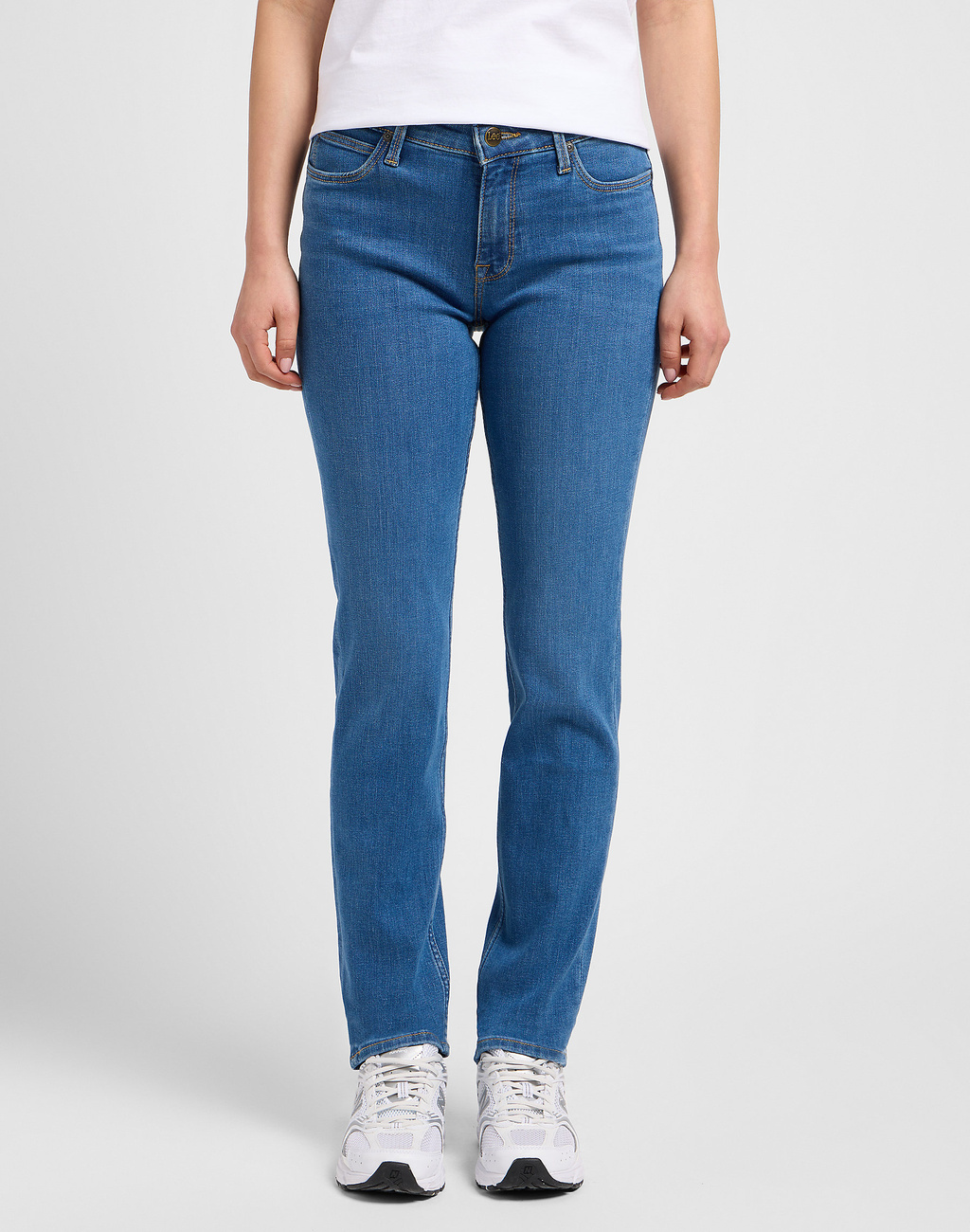 DAMSKIE SPODNIE LEE MARION STRAIGHT MID ADA 112143779