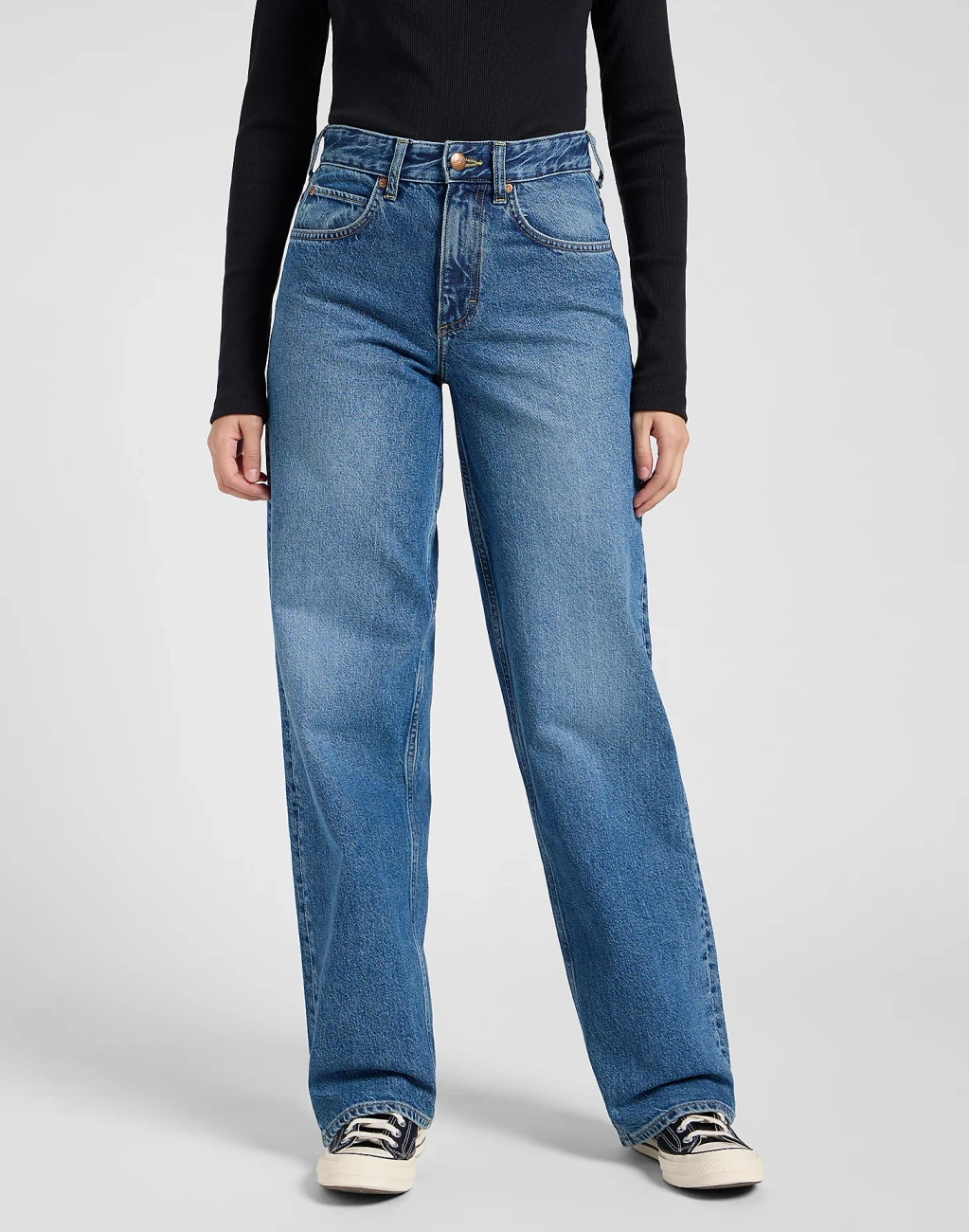 DAMSKIE SPODNIE LEE RIDER LOOSE IN TOO DEEP 112370844