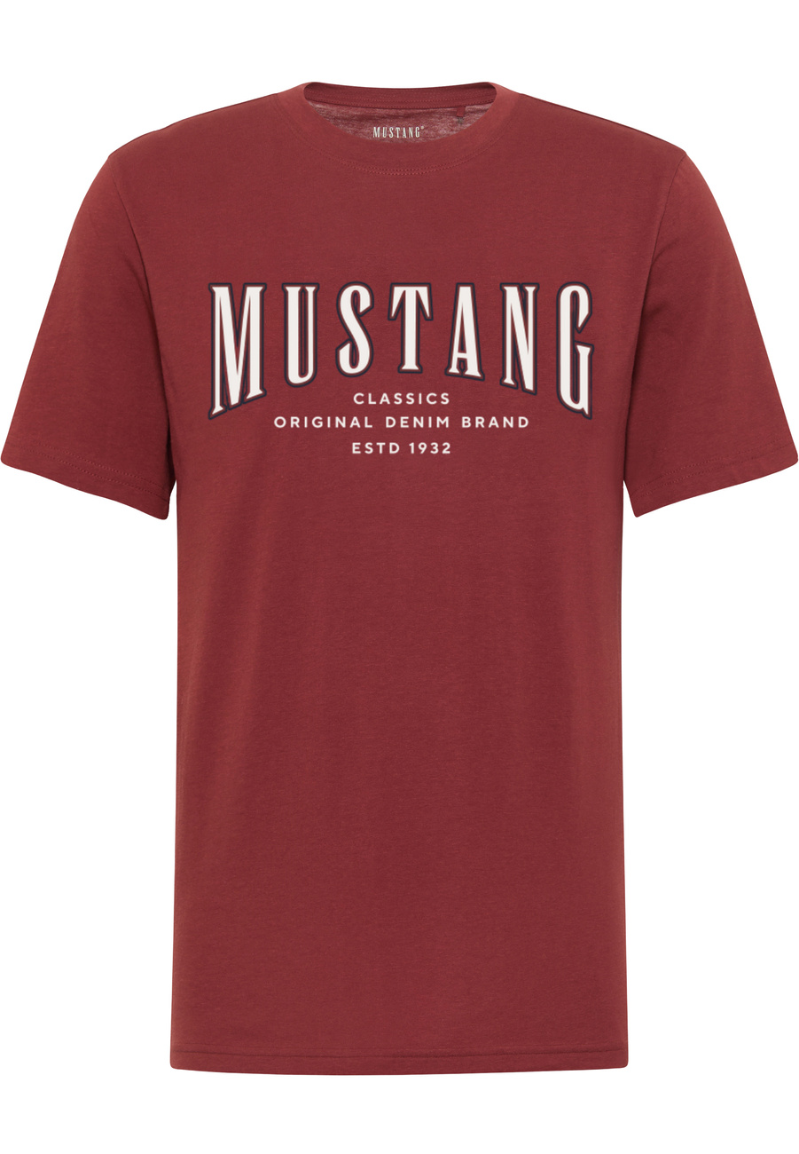 Męski T-Shirt Mustang Style Alex Russet Brown 1017335 8338