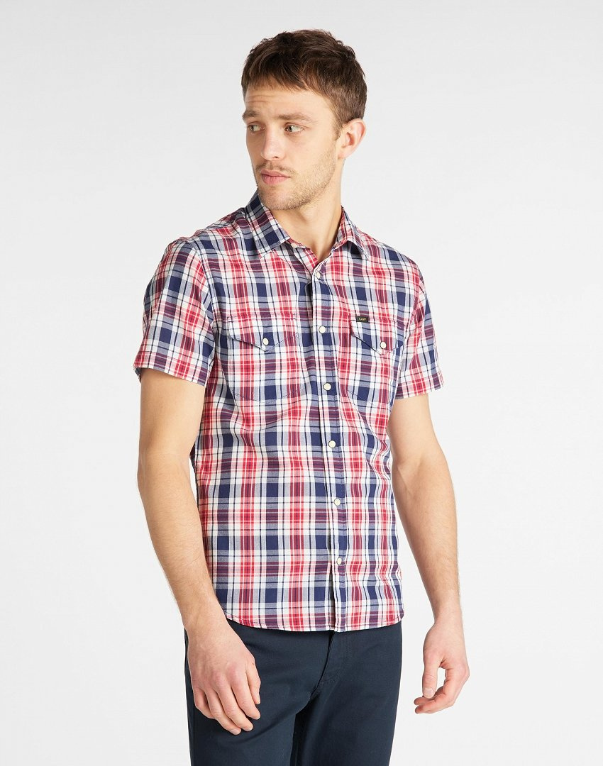 LEE WESTERN SS KOSZULA MĘSKA SHIRT BLUEPRINT L641CZLH 112115310