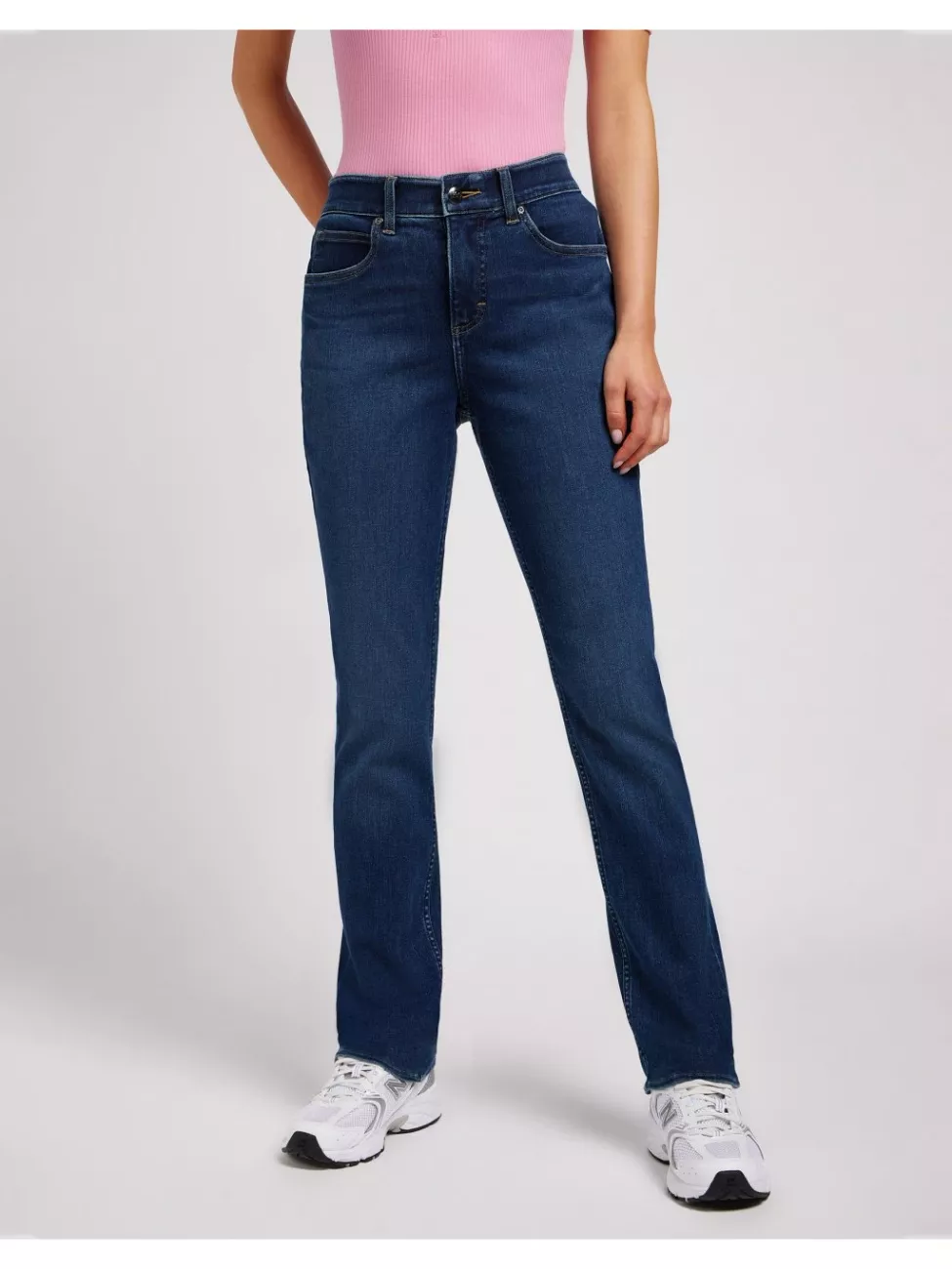 LEE DAMSKIE SPODNIE JEANSOWE ULC STRAIGHT GREET THE DAY 112350785 L35W016200