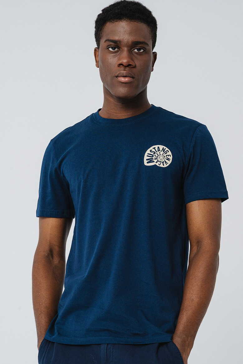 Męski T-Shirt Mustang Style Austin Dress Blues 1016489 5334