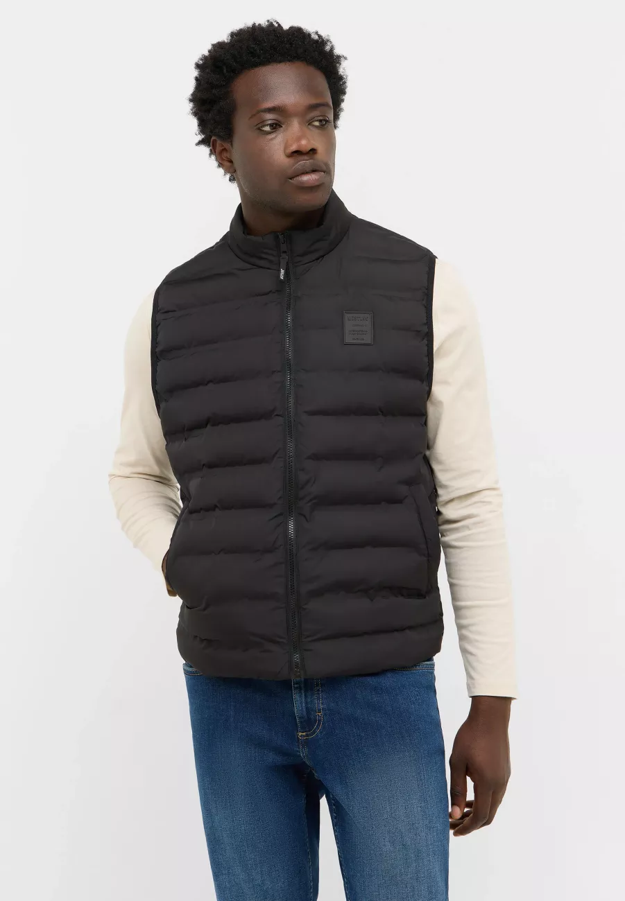 Męski Bezrękawnik Mustang Style Dublin Jet Black 1016888 4188 Kamizelka