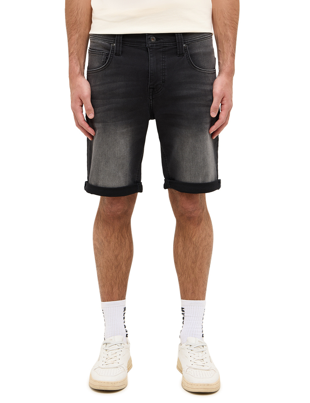 Męskie szorty Mustang Style Chicago Shorts Z Denim Black 1016448 4000 803